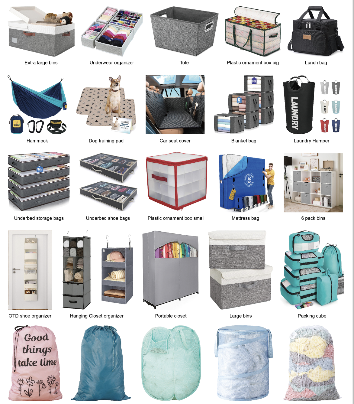 COOLTEX(ANHUI)MANUFACTURING LTD. Under Bed Storage Bag 床底收纳袋套装