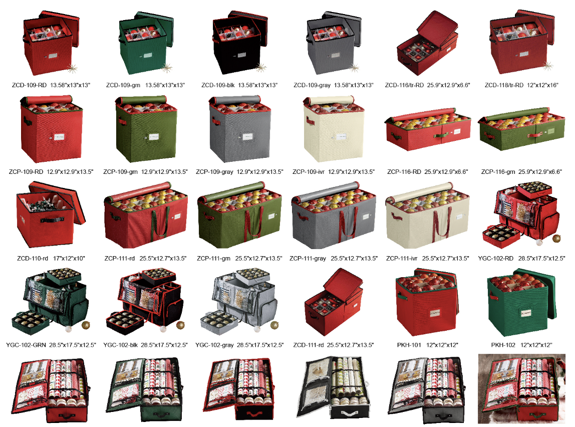 COOLTEX(ANHUI)MANUFACTURING LTD. Christmas Ornament Box 圣诞装饰收纳盒